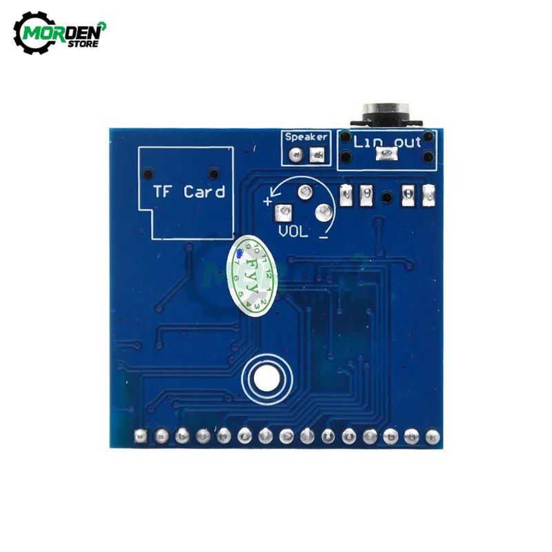 Voice Playback Module Board MP3 Music Player SD/TF Card Integrated IO Trigger UART Protocol Control for Arduino | Инструменты