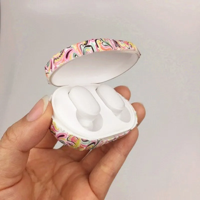 Силиконовый чехол для Xiaomi Redmi AirDots Youth Edition хранения наушников сменный защитный