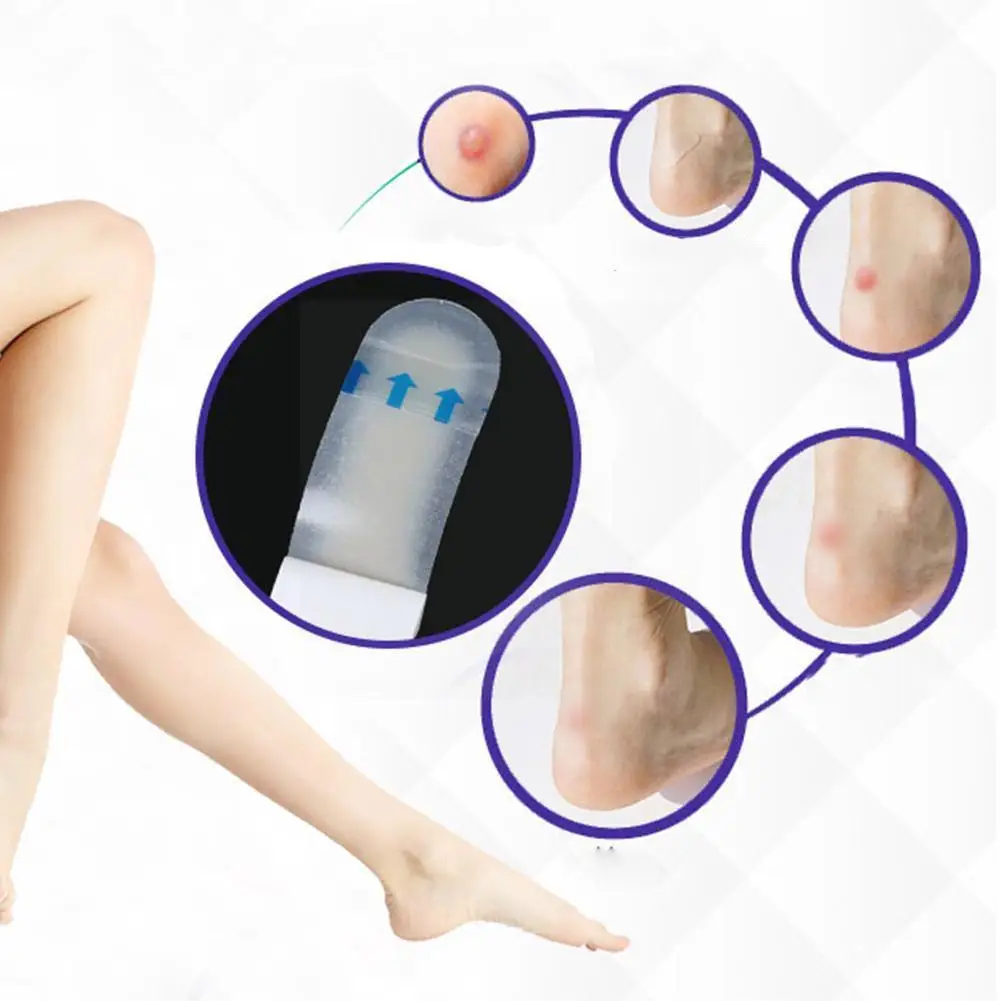 

2pcs Anti-wear Heel Gel Sticker Waterproof Foot Pads Patch Pain Hydrogels Blisters Friction Pressure Insert Corn Relief Cal H9Q7