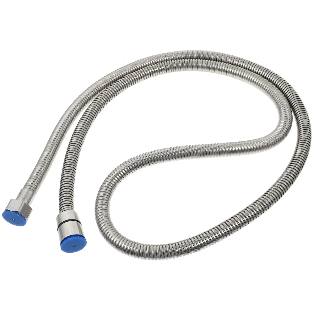 

1Pc 4 Points Water Heater Pipe Stainless Steel Water Heater Hose (Silver)