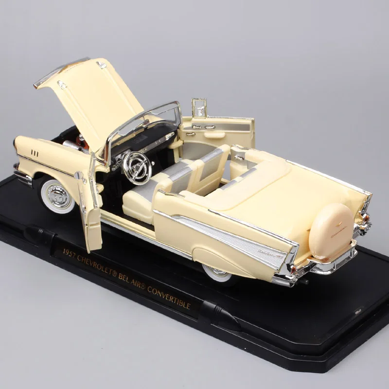 1/18 масштаб Большой Классический 1957 CHEVROLET BEL воздушный трансформер chevy Diecasts wagon Игрушки транспортные средства мышечные автомобили модели дорожный знак