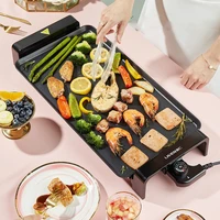 Korean Household Electric Ovens Smokeless Nonstick Barbecue Machine Electric hotplate Teppanyaki Grilled Meat Pan 2000W