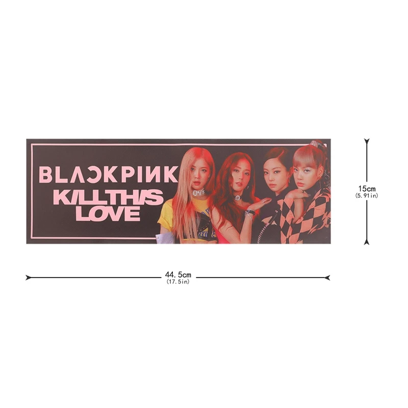 1 шт. Kpop BLACKPINK концертная поддержка ручной баннерная ткань повесить плакат для фанатов коллекция подарок