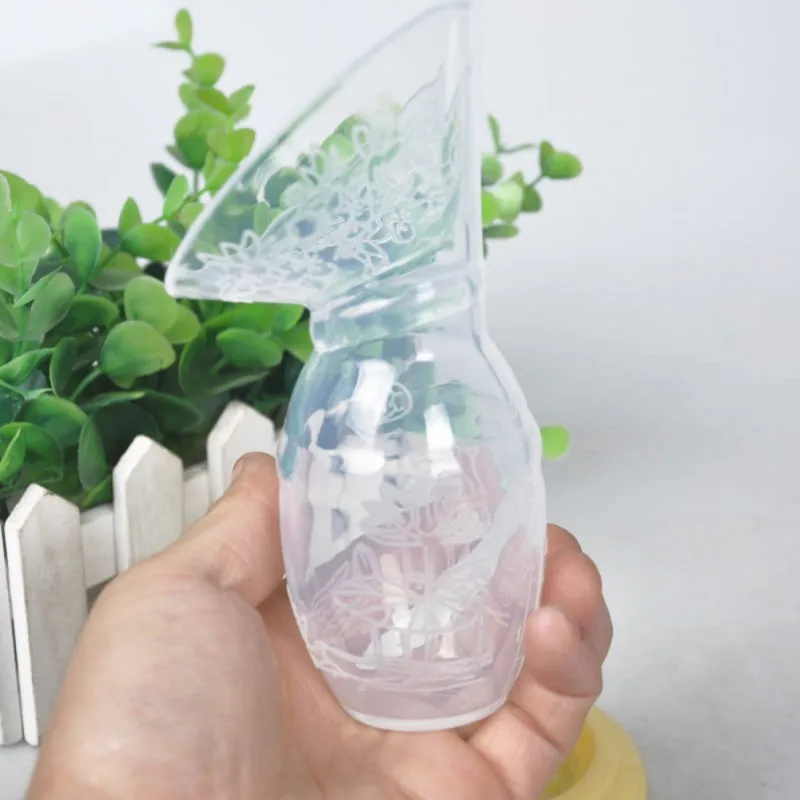 Прямая поставка силиконовый ручной молокоотсос для грудного вскармливания