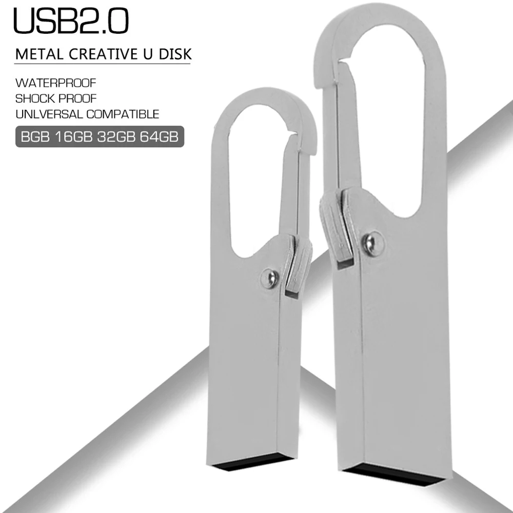 

USB-флеш-накопители в металлическом корпусе, 8-128 ГБ