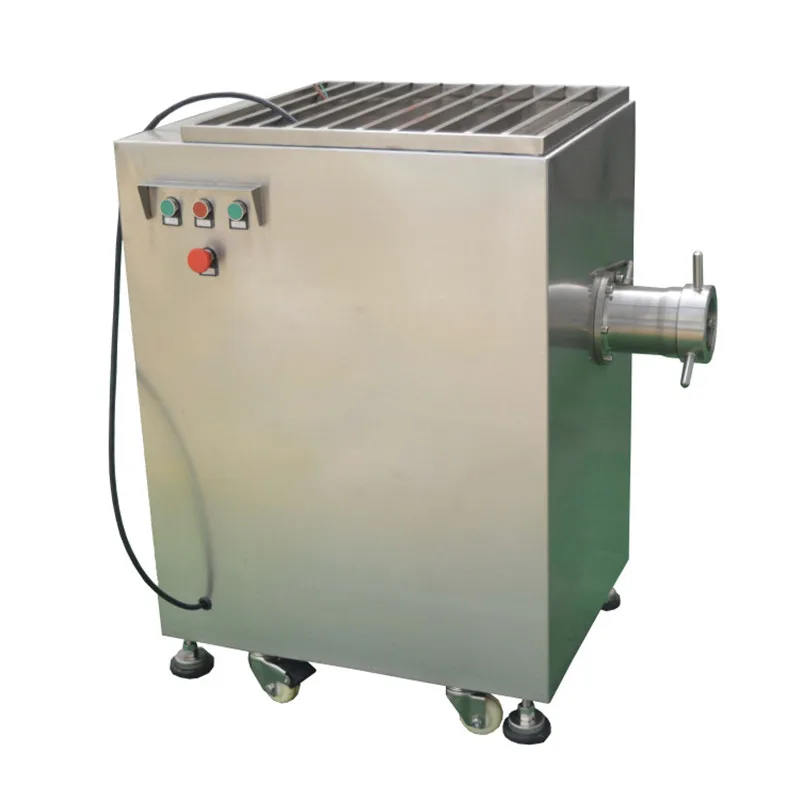 

500kg/hour Industrial Frozen Fresh Meat Grinder Electric Mixer Bowl Beef Pork Mincer Cutting Machine