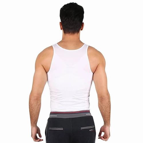 

Men's Slimming Body Shaper Waist Training Corset Vest Shapewear Ultra Lift Voor Mannen Borst Compressie Shaper Vest Top