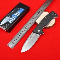 knife tactical military outdoor survival folding blade m390 steel carbon fiber handle high hardness edc pocket knives ad 10