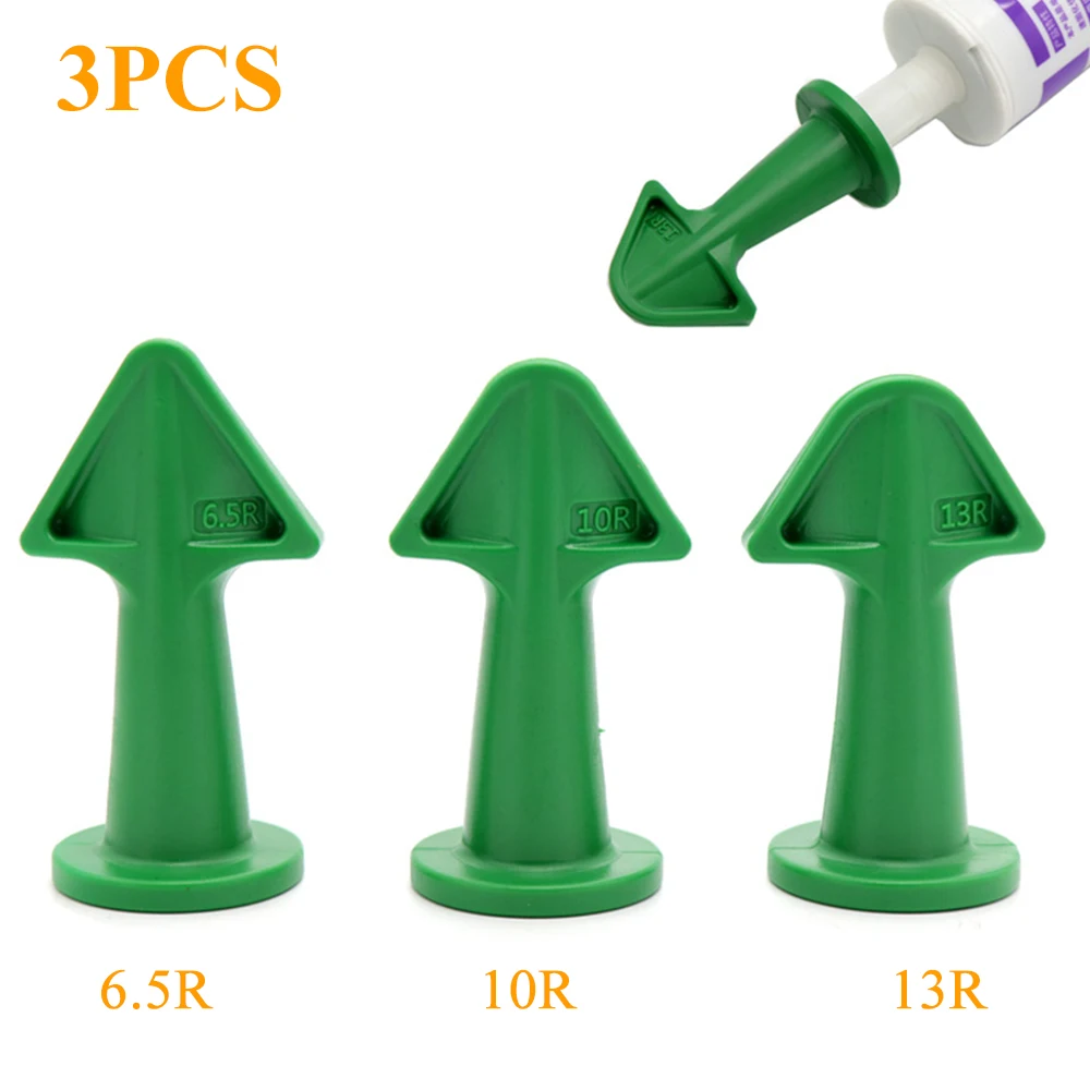 

Silicone Caulking Nozzle Tool Arrowhead Remover Caulk Finisher Sealant Smooth Scraper Grout Kit Floor Cleaning,1Set ( 3PCs/Set)