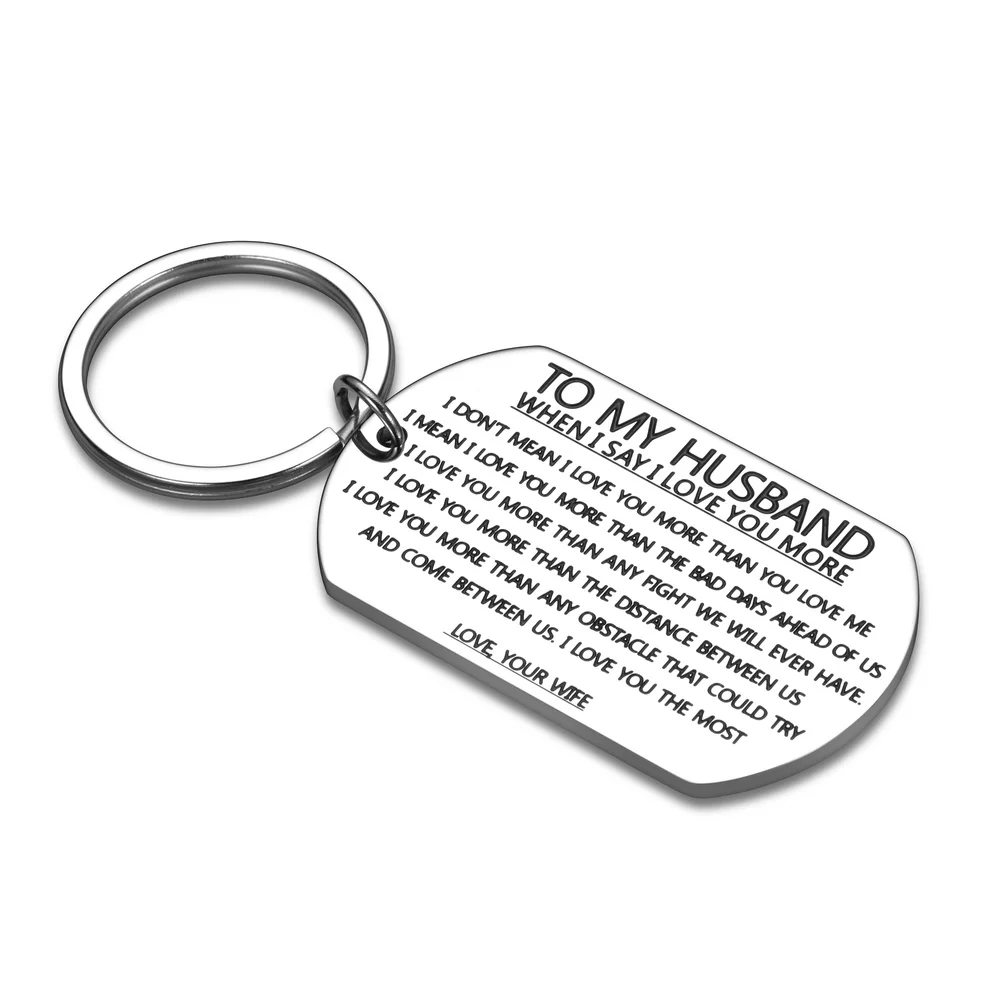 

Boyfriend Girlfriend Keychain Wedding Anniversary Valentines Gifts To Wife Husband Keychain Gift for Couple Women Men