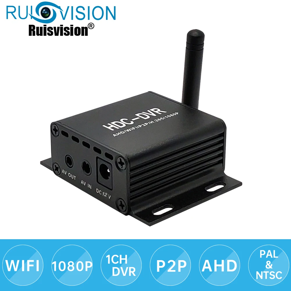 Мини-видеорегистратор 1CH 1080P мини-видеорегистратор с Wi-Fi AHD P2P устройство