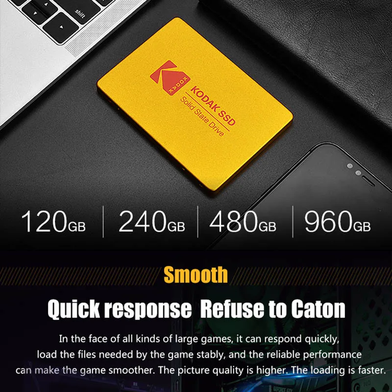 Kodak Внутренний твердотельный накопитель цифровой X100 120 ГБ 240 480 SATA 3 2 5 дюйма HDD