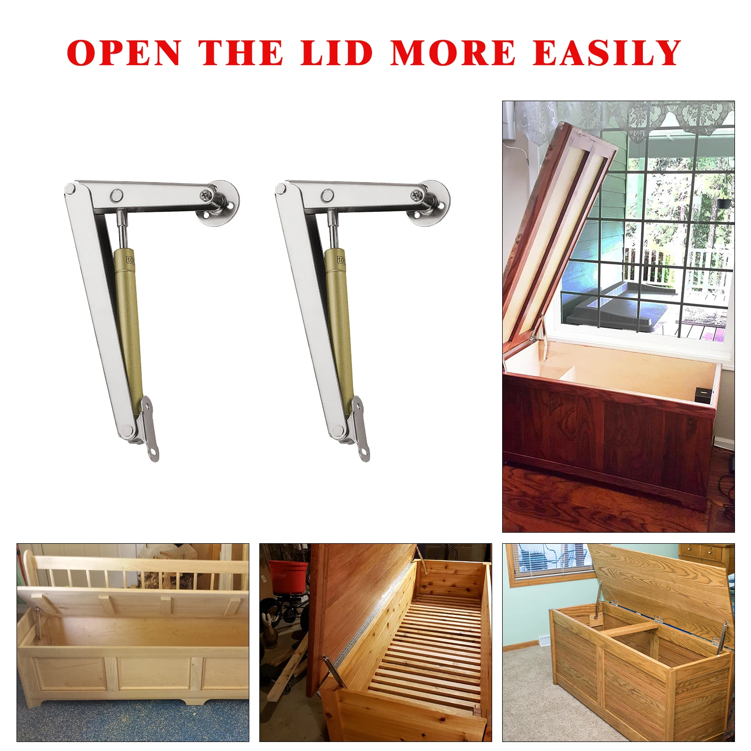 yumore 100n200n steel gas strut for tatami door lift support rod gas hydraulic spring hinge cabinet door kitchen cupboard hinge free global shipping