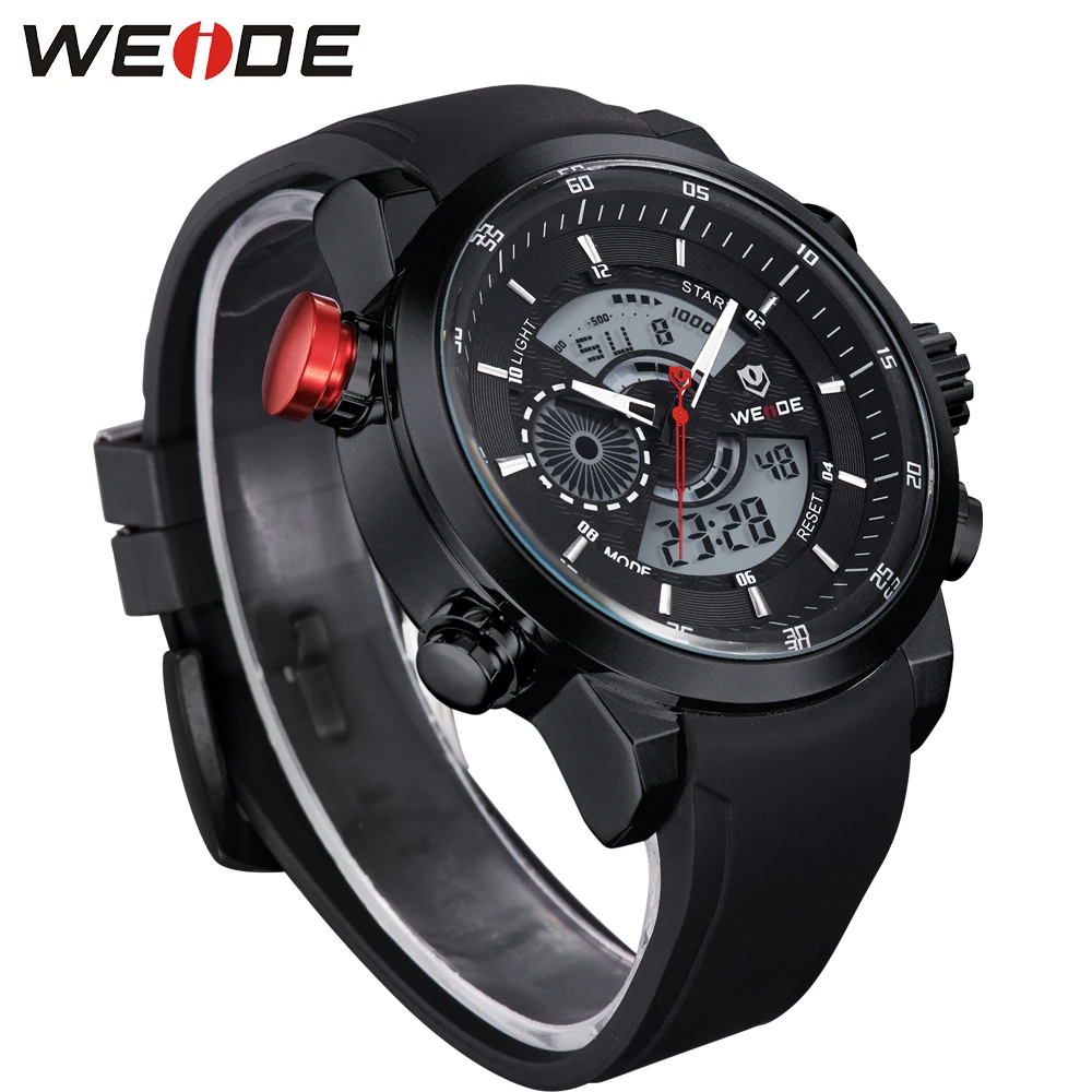 Часы наручные WEIDE мужские кварцевые роскошные армейские водонепроницаемые в