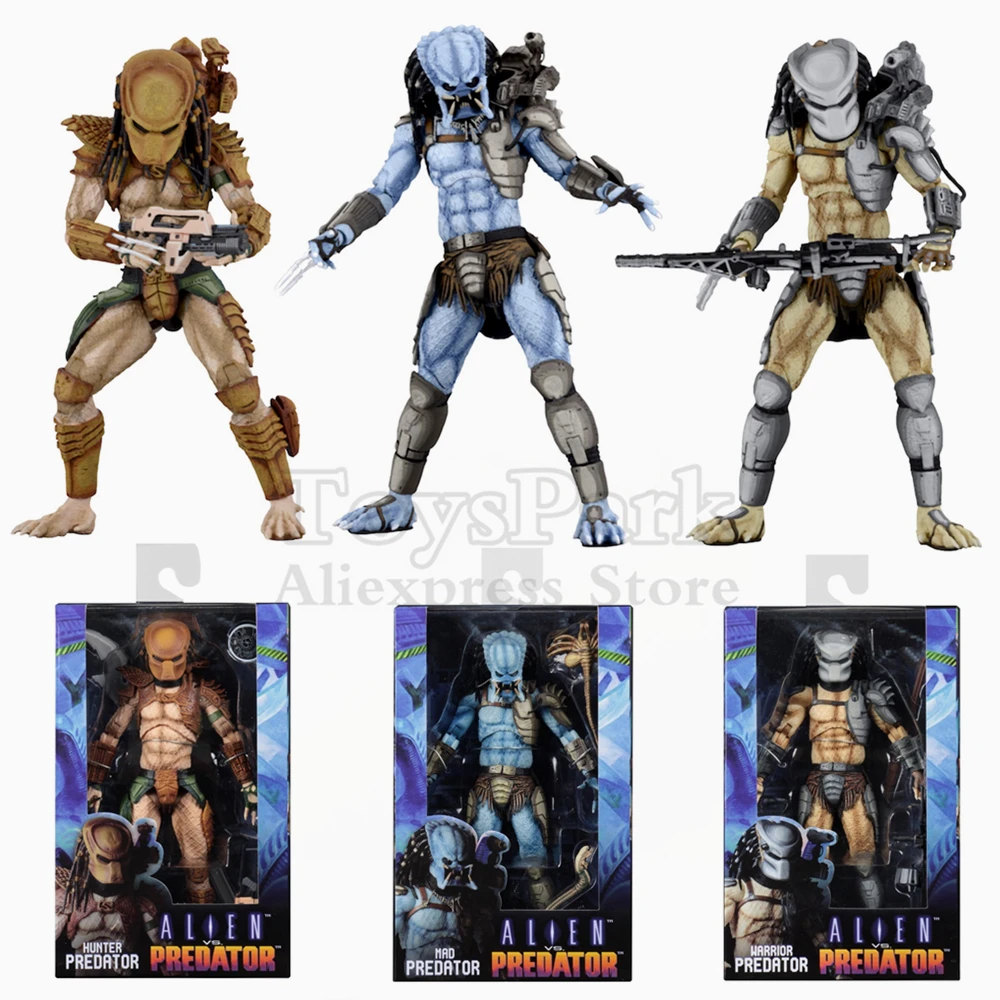 Фигурка NECA Alien VS Predator AVP оригинальная аркадная игра 7 дюймов Boss MAD игровой охотник