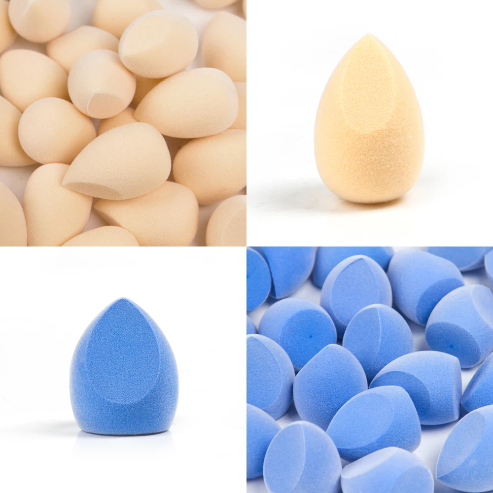 Женская косметическая губка из микрофибры с слоеным ворсом бархатная для