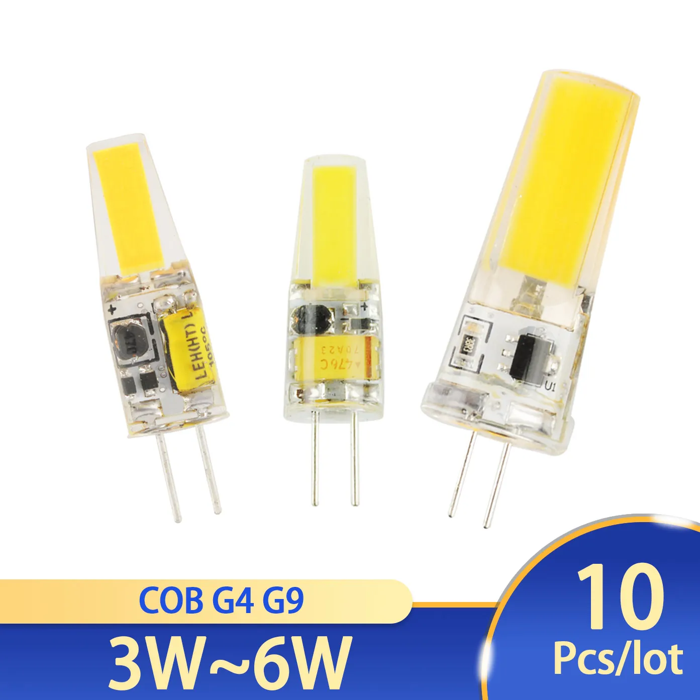 

LED G4 G9 led Lamp Bulb 3W 6W 10W AC/DC 12V 220V 240V COB SMD LED G4 G9 Dimmable Lamp replace Halogen Spotlight Chandelier