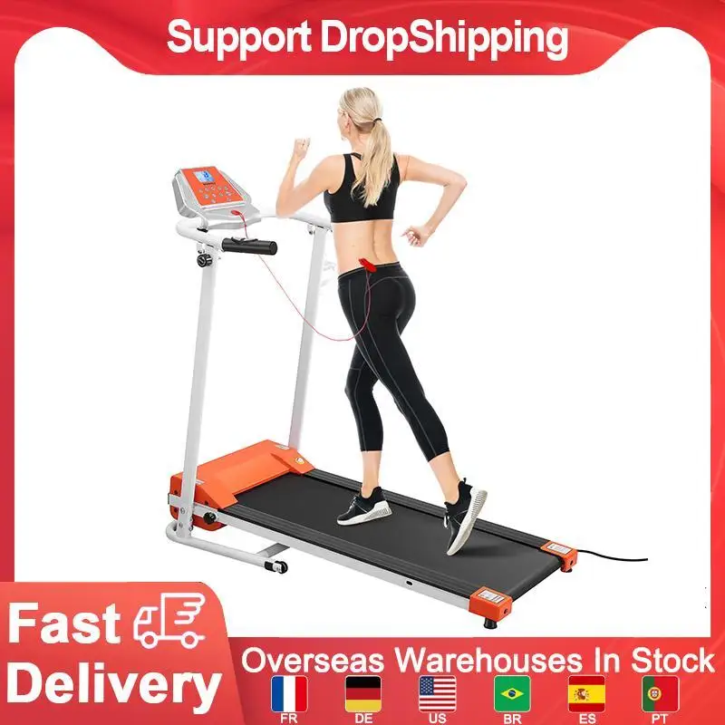 

Motorized Treadmill 1.5HP Electric Treadmill 12 Built-in Programs Folding 1-10 km/h Speed Adjustable Household Running Machine