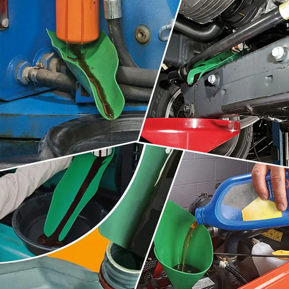 Автомобильная пластиковая маслонаправляющая пластина Воронка гибкий дренажный