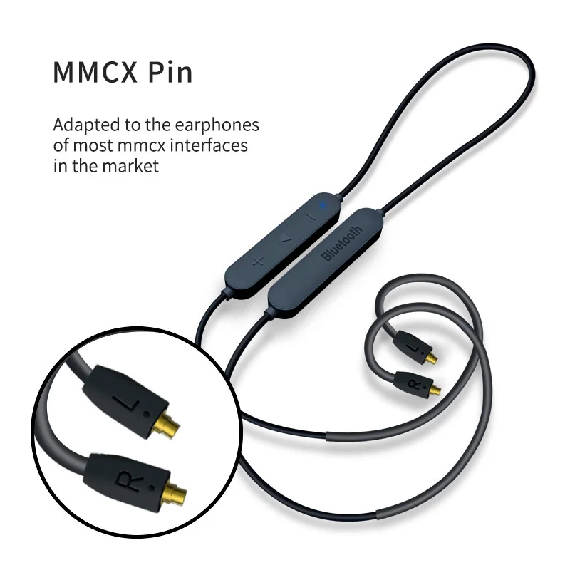 MMCX KZ Aptx HD CSR8675 MMCX Bluetooth модуль наушники 5,0 беспроводной кабель обновления применяется наушники AS10ZSTZSNProZS10Pro/AS16/ZSX - Цвет: MMCX