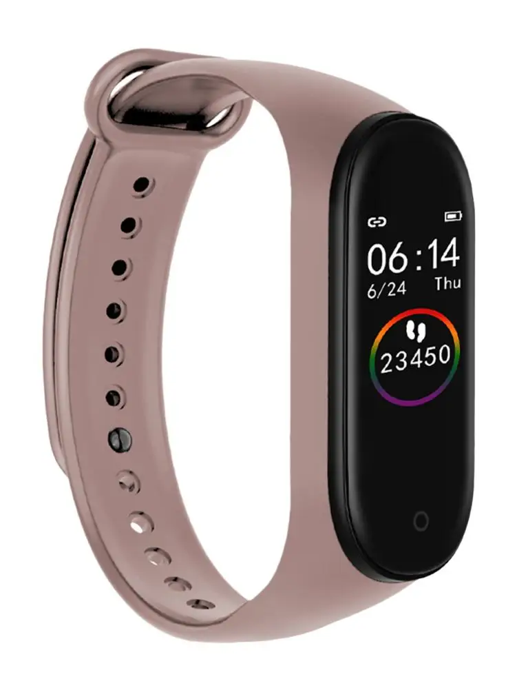 Умный Браслет M4 Водонепроницаемый Фитнес-браслет с цветным экраном мониторинг