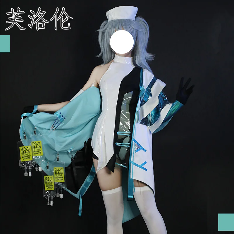 Костюм для косплея девушек пикантный костюм медсестры Хэллоуин карнавал шляпа