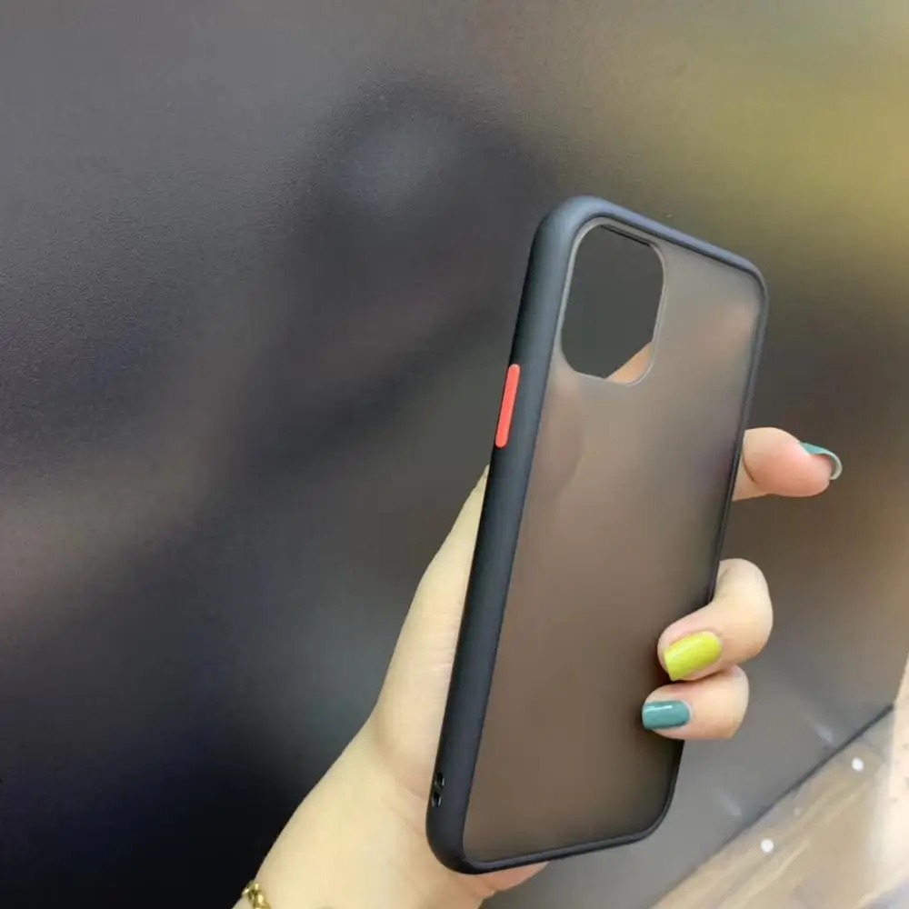 Кожаный чехол для телефона iPhone 6S 7 8Plus X XR XS Max i11 Pro max Мягкая матовая задняя крышка