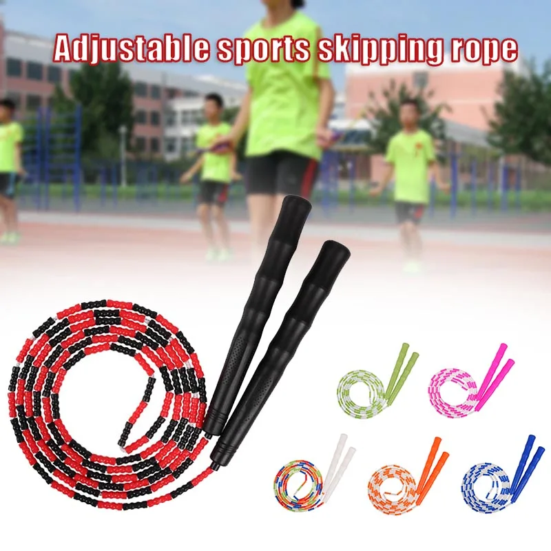 

Скакалка 2,8 м с нескользящей ручкой для детей, Регулируемая прочная Скакалка для детей XR-Hot