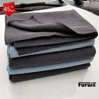 40x40cm waffle weave microfiber drying towel cleaning drying towels polishing cloth rags for cars glass