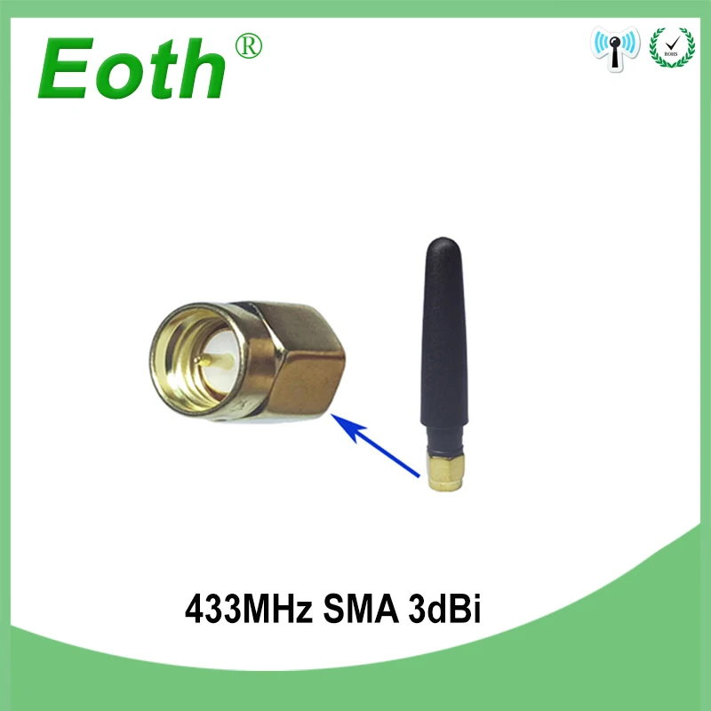 433 МГц Антенна lora 3dbi антенна SMA мужской разъем направленная небольшой Размеры м