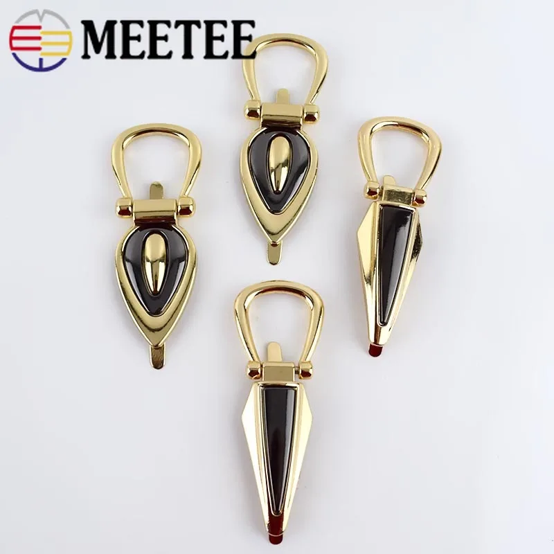 Meetee 2/4 шт. 73/78 мм Металлические Кольца-зажимы для сумки кольца цепочки подвесные