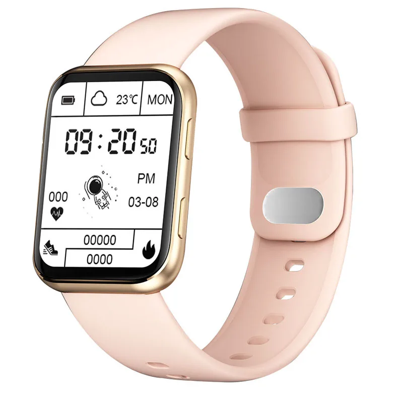 

Смарт-часы TLXT GX08, 2021 дюйма, сенсорный экран, водонепроницаемые, Bluetooth, фитнес-трекер, спортивные цифровые часы, Android IOS, новинка 1,69