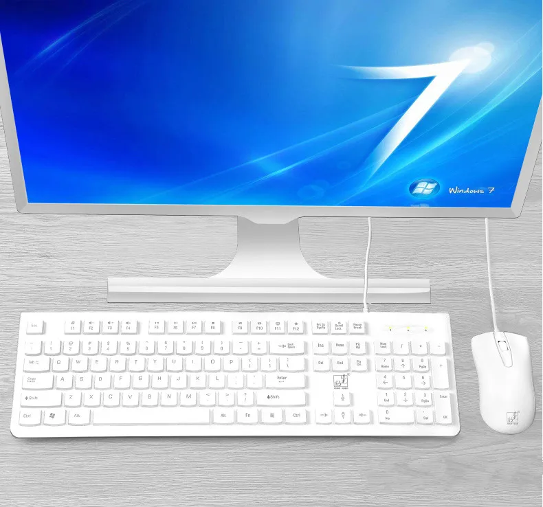 S500 клавиатура мышь комбинированная Проводная Офисная Клавиатура 104 клавиш USB