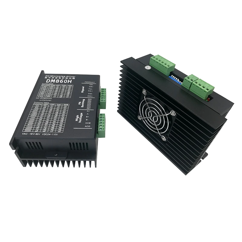 DM860H Nema23/34 Stepper motor driver microstep brushless DC shell for 57 86 stepper | Обустройство дома