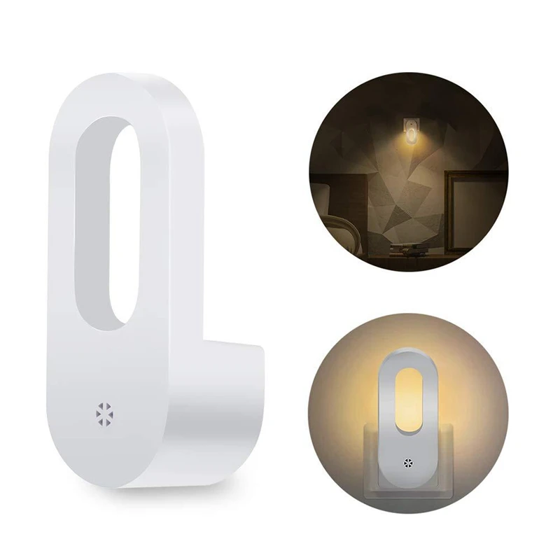 

LED Night Light Plug In Smart Motion Sensor LED Night Lamp Wall Light Emergency Corridor Light WC Bedside Lamp Hallway Pathway