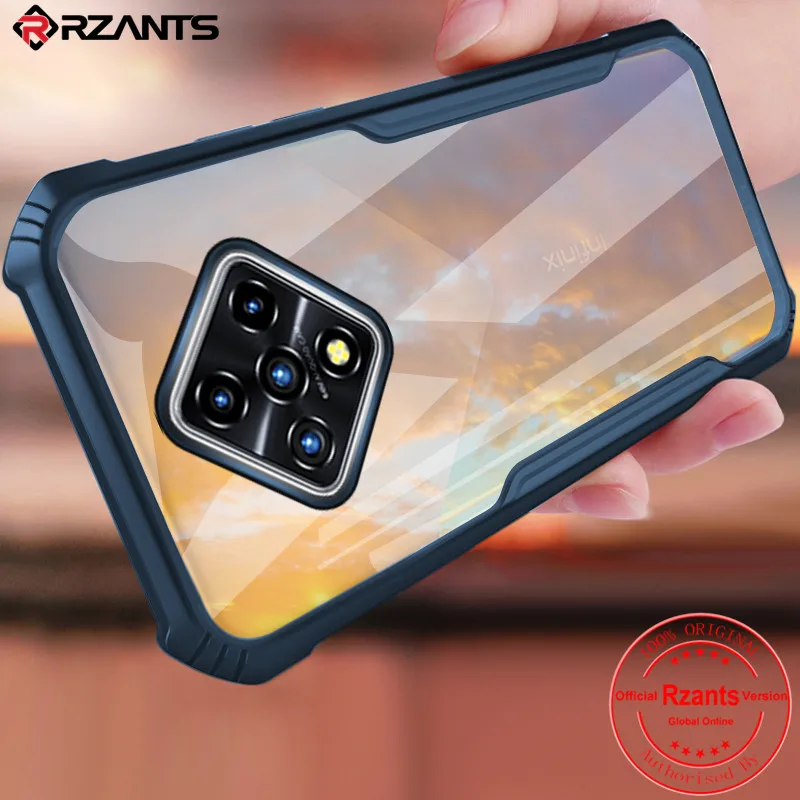Rzants For Infinix Zero 8 S4 S5 Pro Case Hard [Blade] Shockproof Slim Crystal Clear Cover funda Casing | Мобильные телефоны и