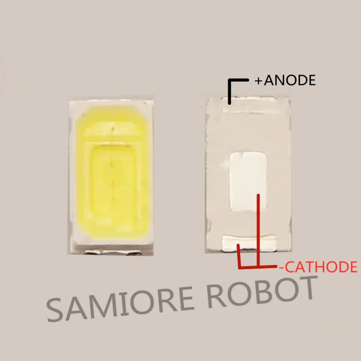 100 шт. SMD СВЕТОДИОДНЫЙ 5730 5630 чип 50 55LM 0 5 Вт Холодный белый 7000K светодиодный