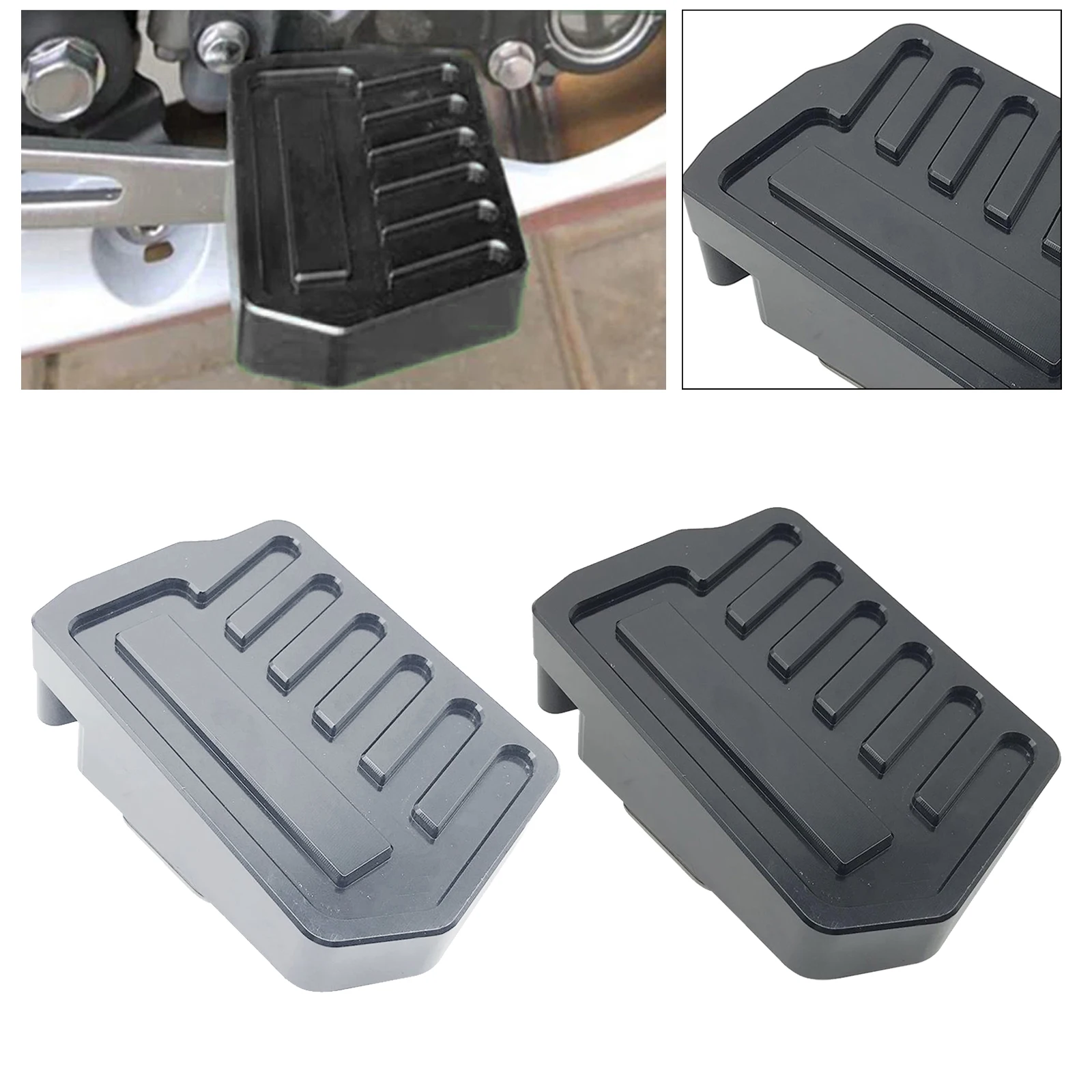 

Motorcycle Refit Antislip Footrest Foot Pedal for Kawasaki NINJA400 Black