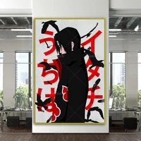 naruto itachi akatsuki japanese anime canvas poster and prints home decor pictures wall art painting modern living room cuadros