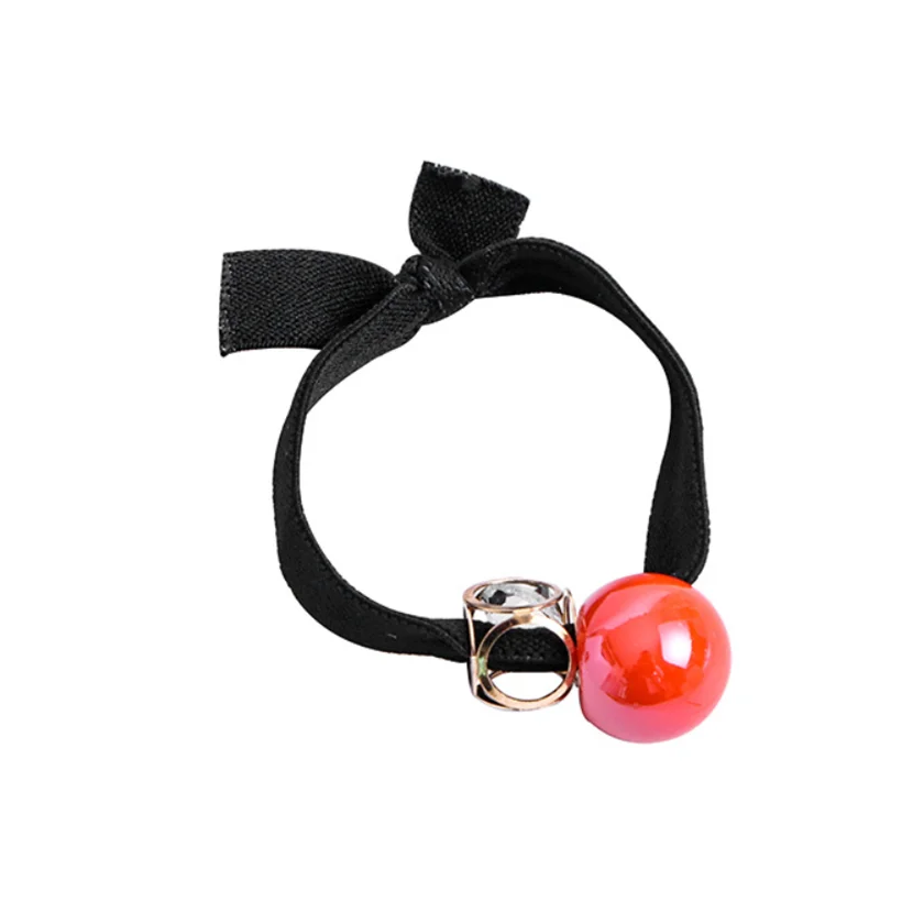 Новые корейские женские веревки для волос с большим кристальным жемчугом