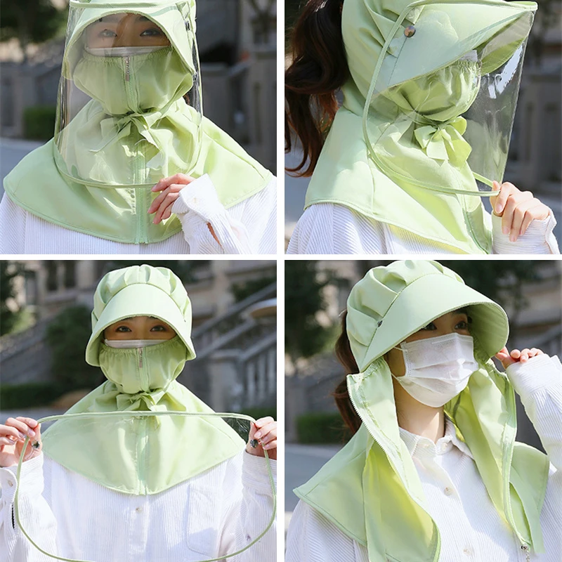 Многофункциональная Защитная шапка защитная от инфекции защита глаз