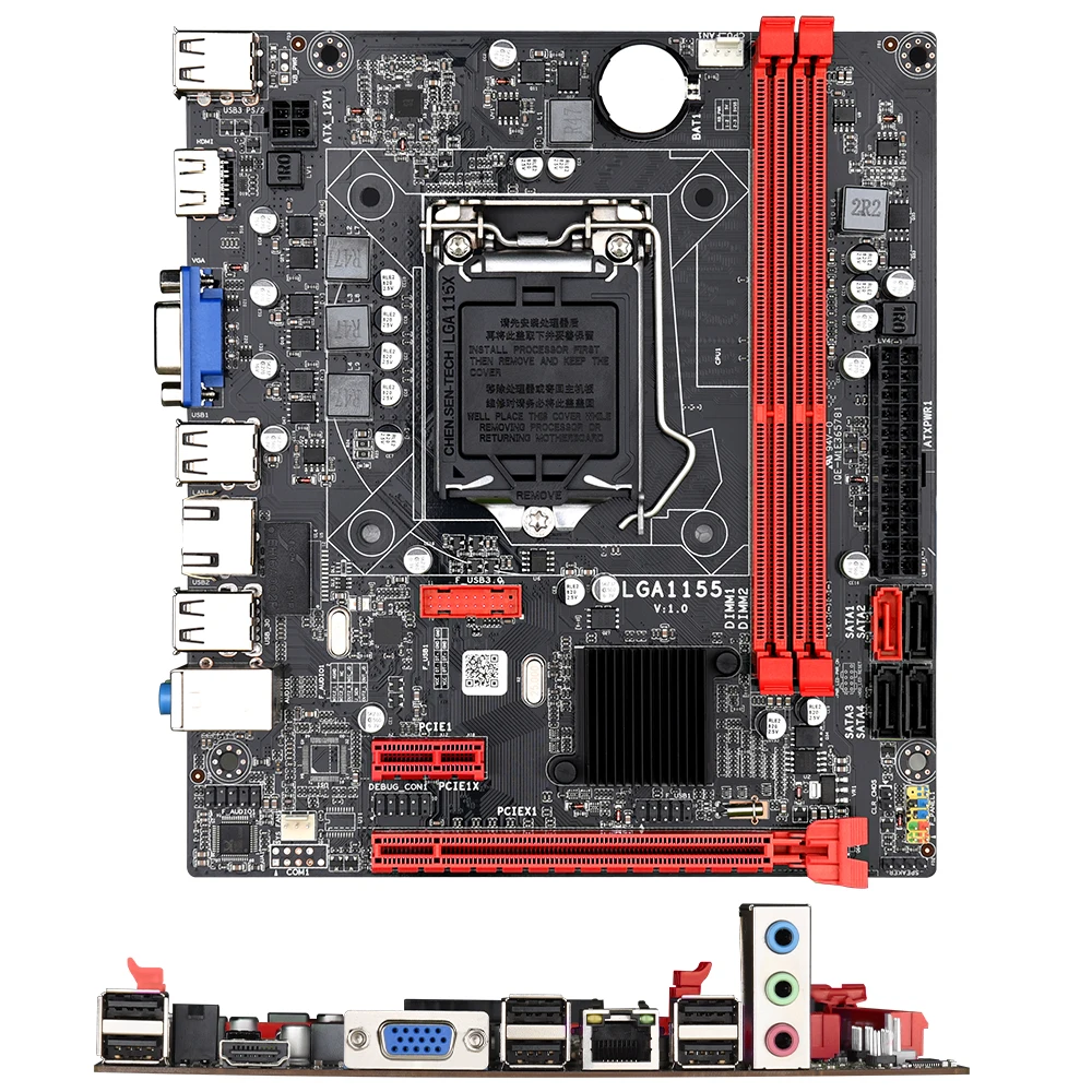 Материнская плата B75 LGA 1155 DDR3 память SATA III USB 3 0 для Intel LGA1155 Core i7 i5 i3 ЦП Xeon материнская