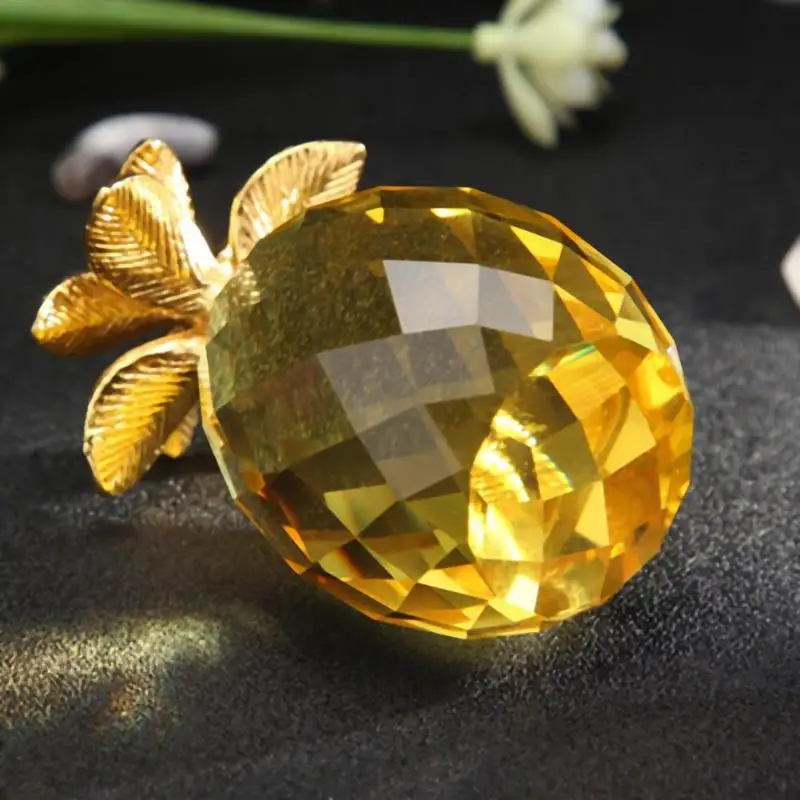 Статуэтки хрустальные в форме ананаса бриллиантовые мини фотообои DIY искусство