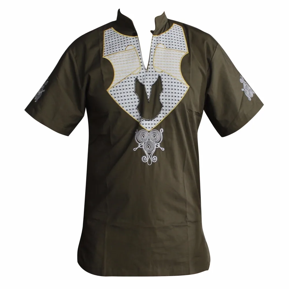 Облегающие футболки с вышивкой новый дизайн Пан-Африканский Топ этнический