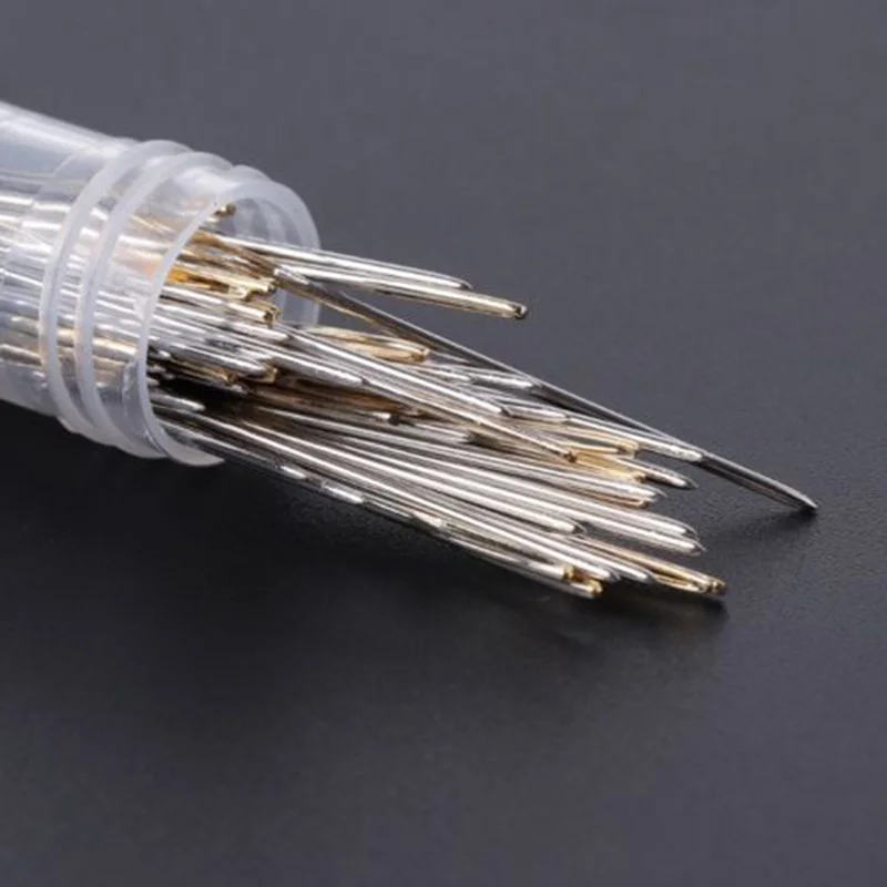 100 шт. иглы для вышивки крестиком в виде хвоста инструменты рукоделия 24 #26 # сделай