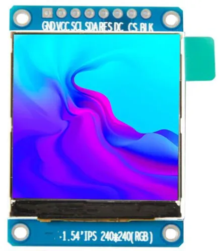 Ips 1,54 дюймов 12 P/8 P SPI HD TFT lcd цветной экран(плата/без платы) ST7789 Drive IC 240(RGB)* 240