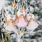 Ангельская кукла, рождественские украшения для дома, гирлянда, Рождественская елка, Декор, Рождество 2020, новый год 2021