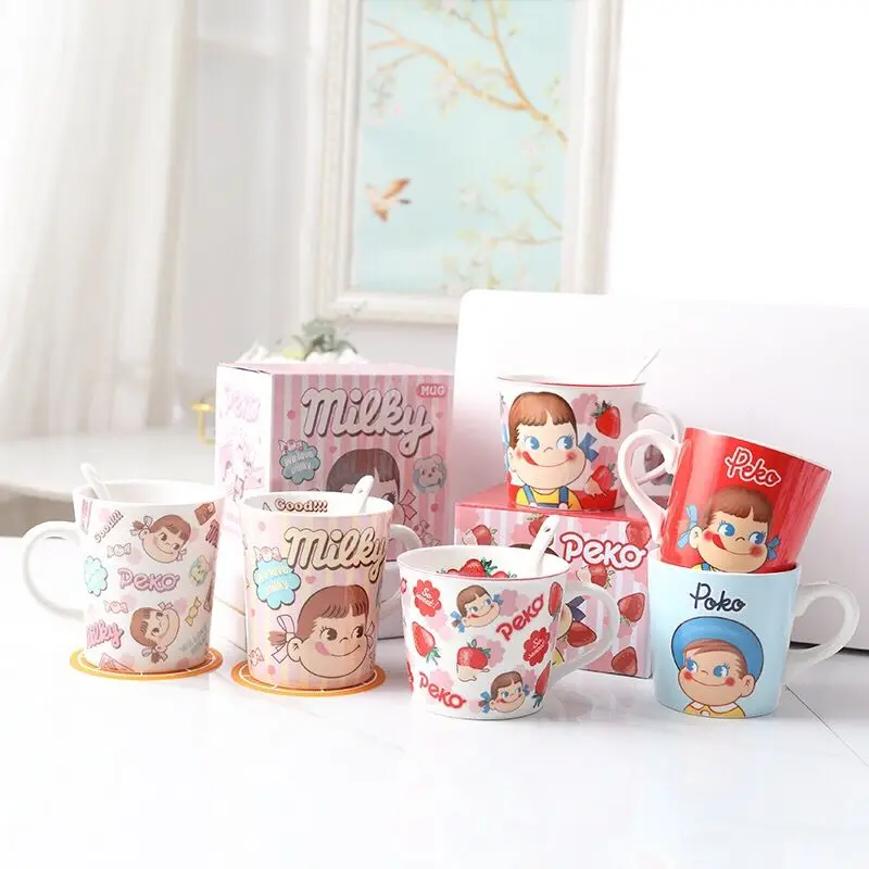 Креативная мультяшная керамическая кофейная кружка домашняя чашка для завтрака