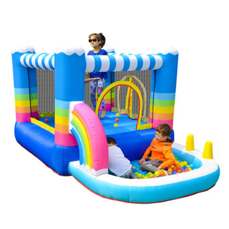 

Kids Gift Inflatable Bounce House Castle Playground Outdoor Jumping Bouncy Trampoline Amusement Park Soft Play Equipment