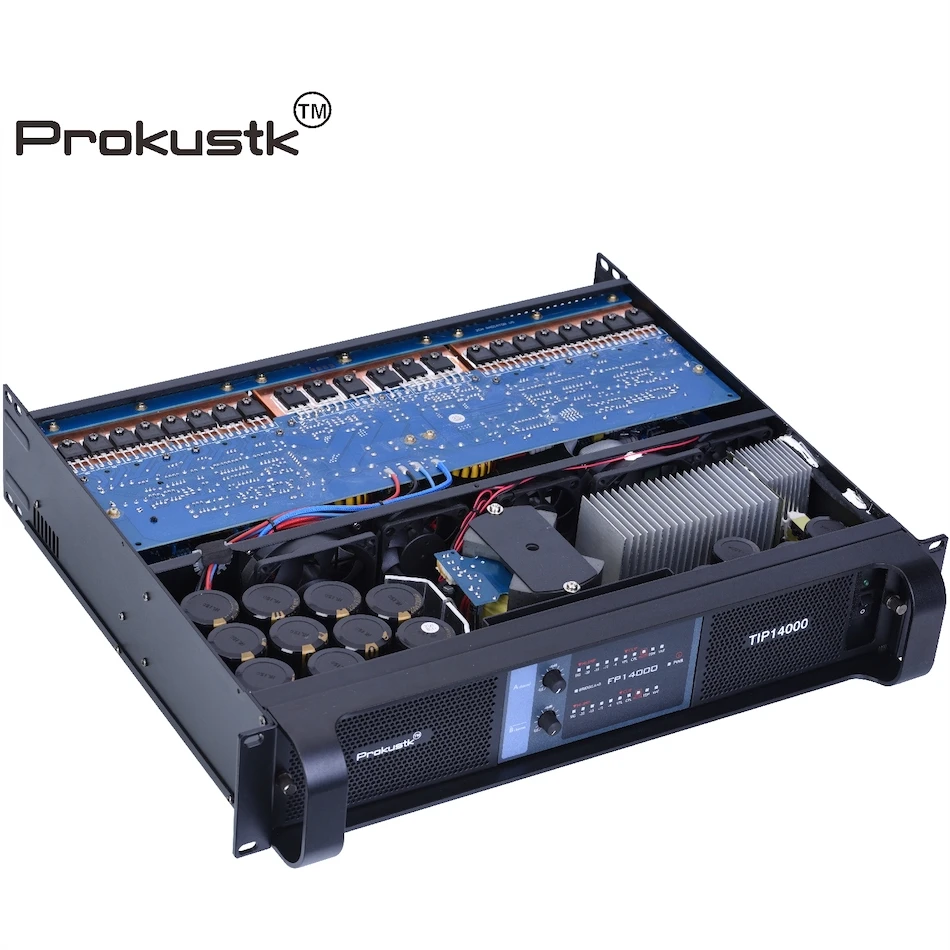 2ch * 7000 Вт на 2ohm класса TD F P14000 Профессиональный Мощность усилитель для двойной 18inch